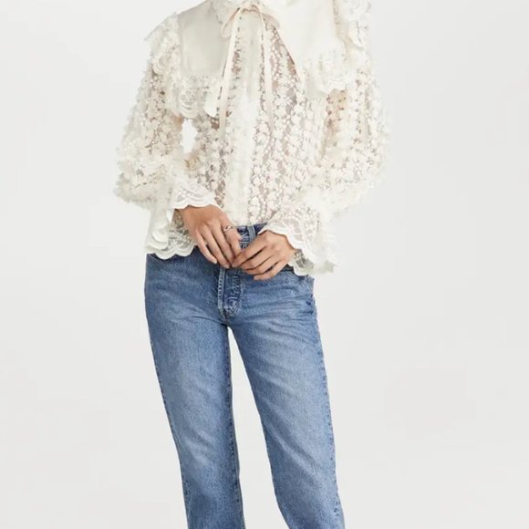 ROKH Embroidery Lace Blouse - Picture 12 of 12